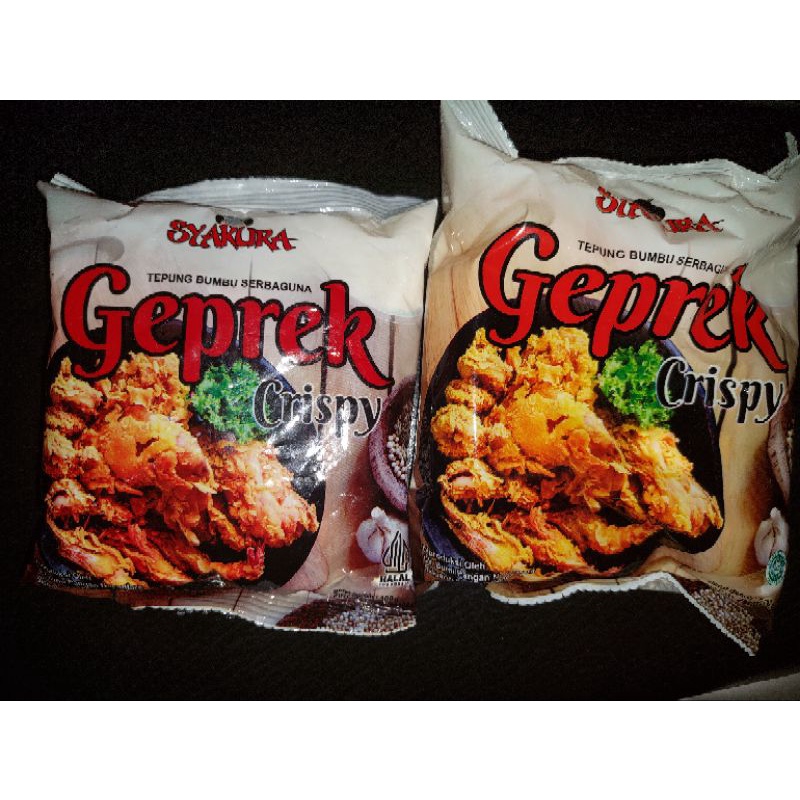

Tepung Geprek Sakura - Tepung Bumbu - Tepung serbaguna - Tepung Ayam Geprek - Tepung Terigu - Tepung Bumbu