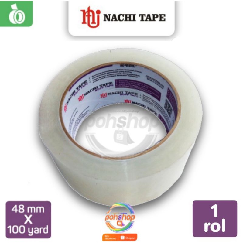 

Nachitape Lakban OPP Bening 48mm × 100yards per rol