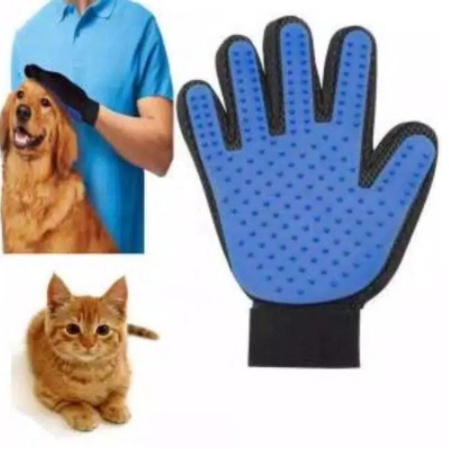 PET GLOVE - True Touch Pet Glove Sarung Tangan Sikat Grooming Sisir Grooming Kucing Anjing