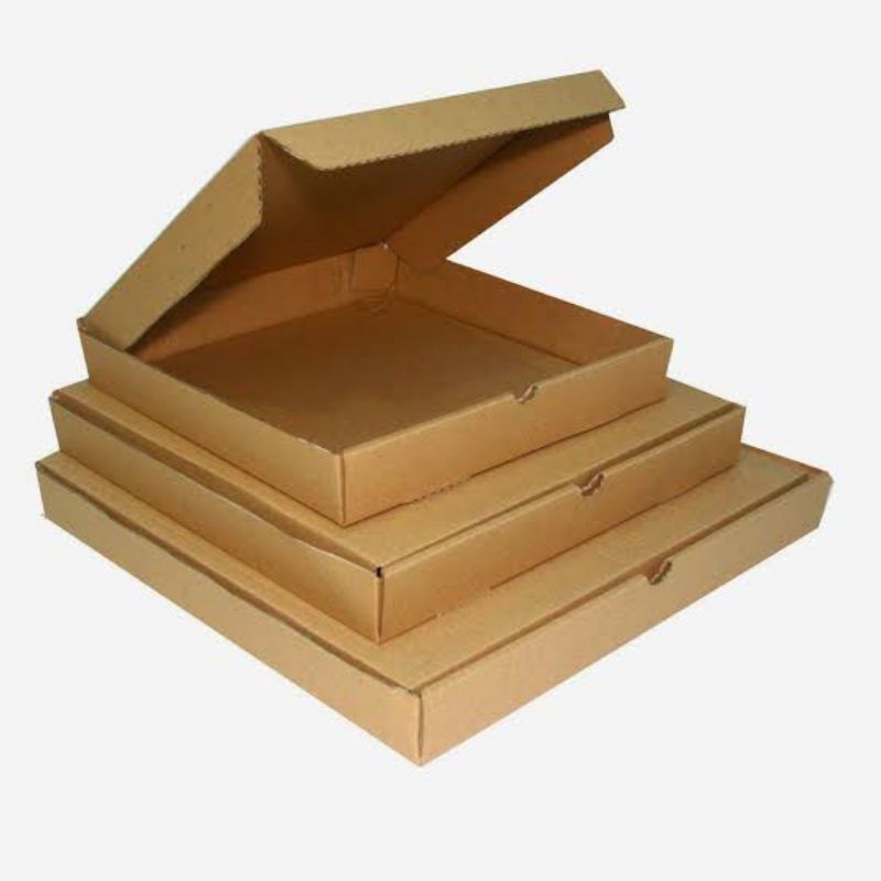 Kardus Box Pizza Dus Hampers 20x20x5 Dus Die Cut Packing Olshop Bahan Eflud A