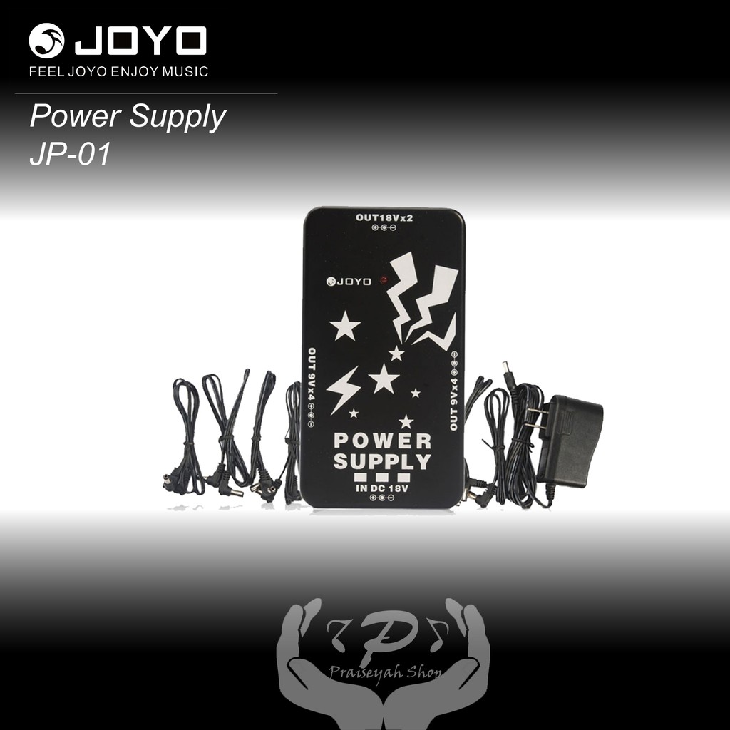 Multi Power Supply Adaptor Joyo 10 Output Effect Gitar Adapter Efek JP 01