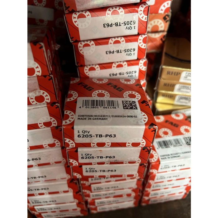 Deep Groove Ball Bearing High Speed Keramik Fag 6205 Tb P6 C3 / Tbp63