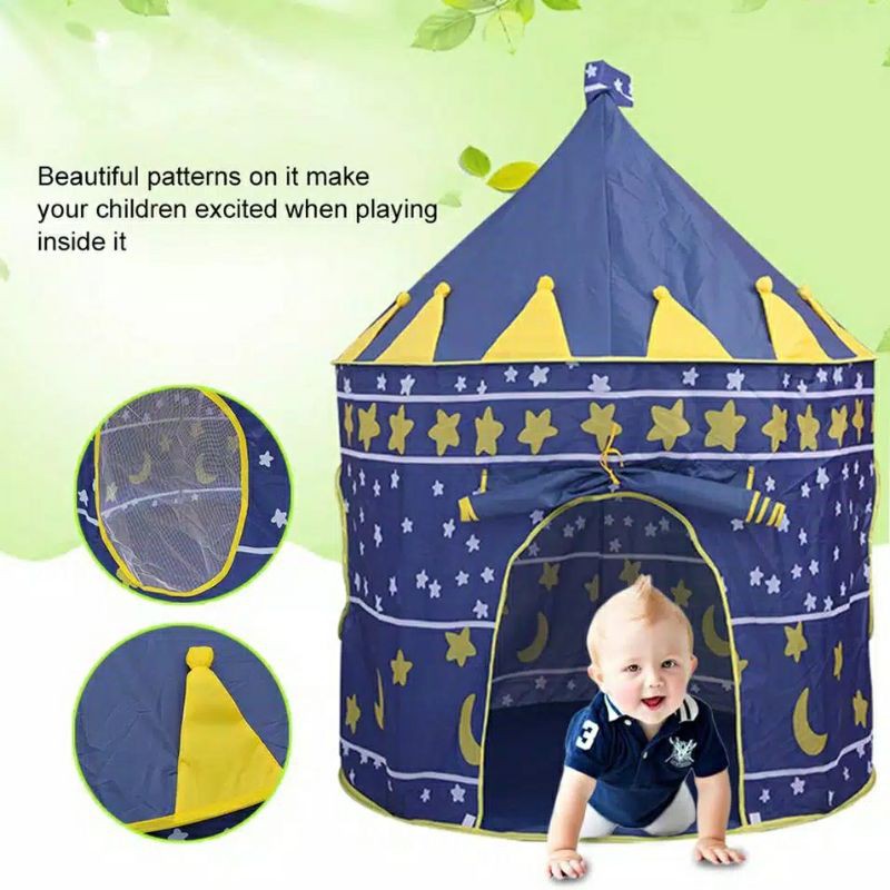 TENDA MAINAN ANAK CAMPING OUTDOOR MODEL KASTIL