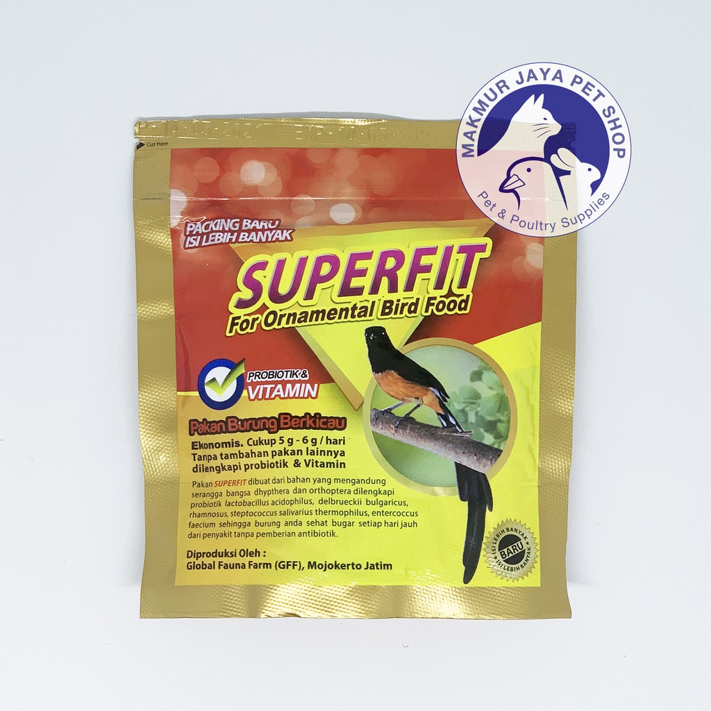 Superfit Gold / Emas Pakan Burung untuk Harian / Lomba