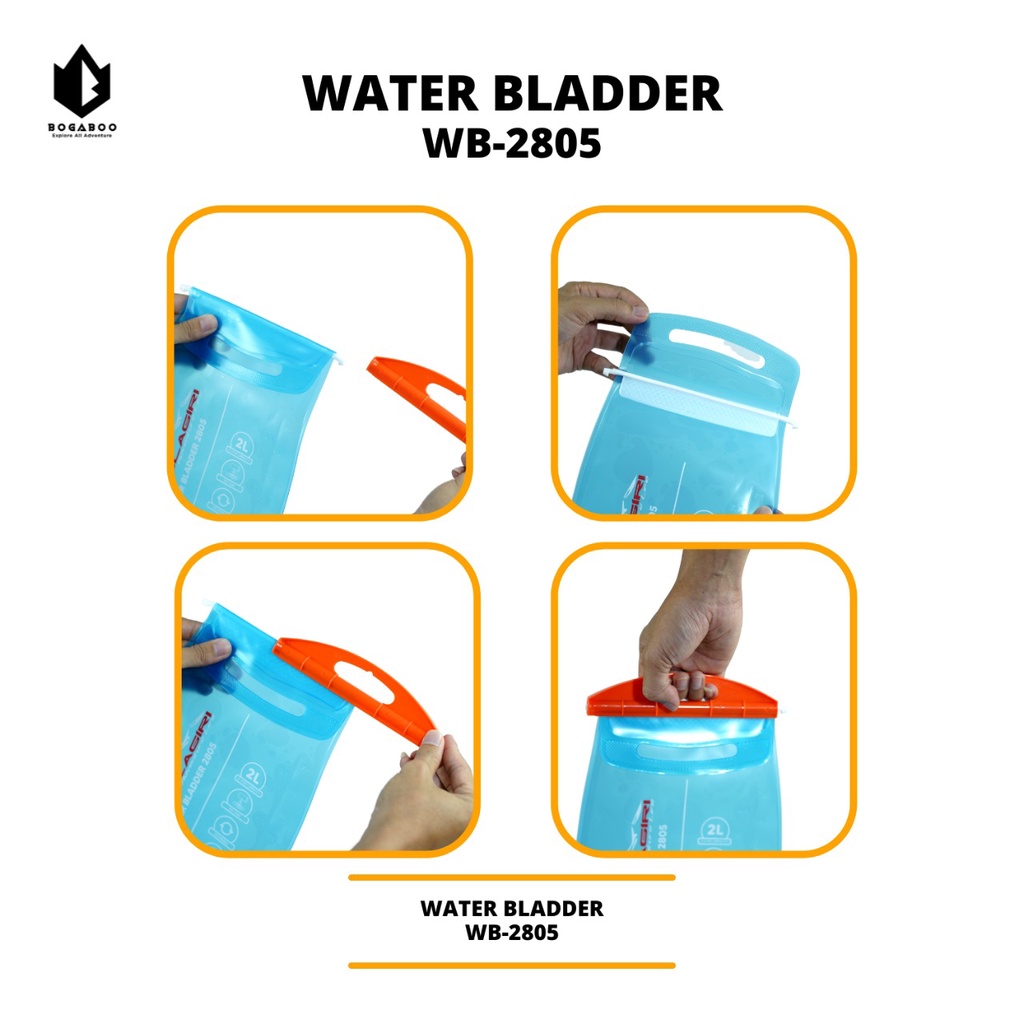 BISACOD - Dh waterbladder 2805 dhaulagiri - waterblader - water blader - waterblader dhaulagiri - kantong air minum 2 L - TEMPAY MIUM SEPEDA - BISA BAYAR DITEMPAT