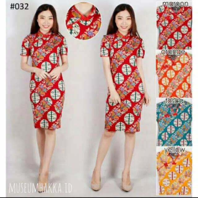 Batik Dress cheongsam / Cheongsam Batik Modern