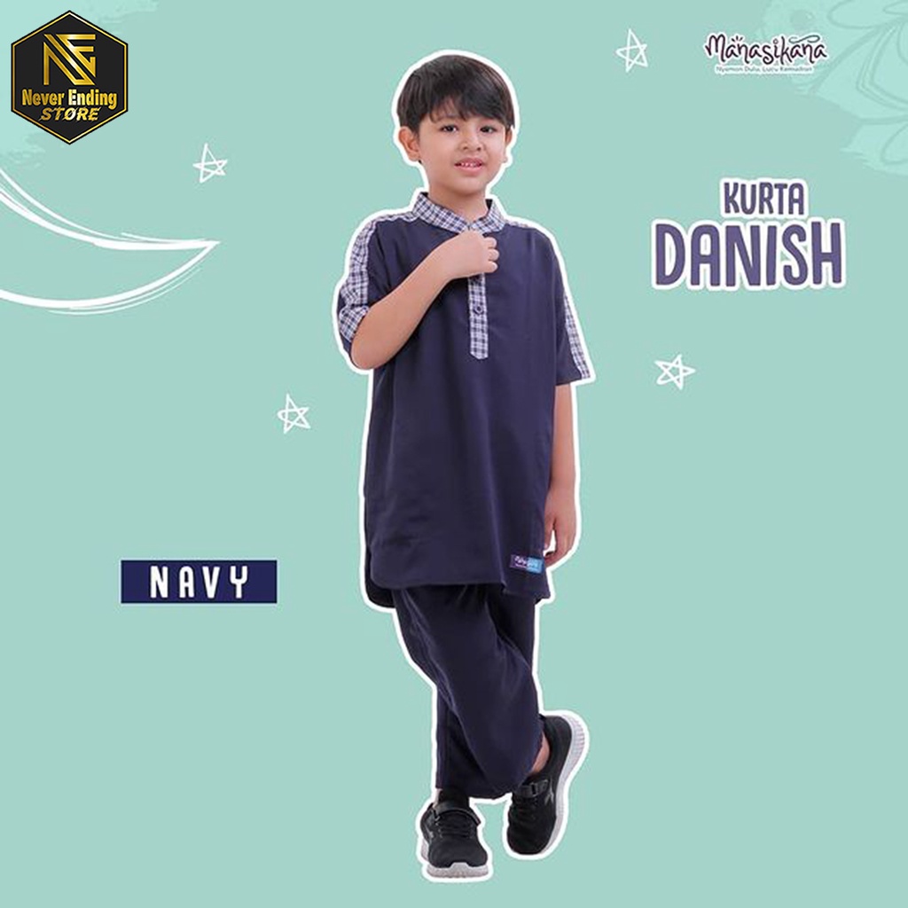 CUCI GUDANG SETELAN KOKO KURTA DANISH ORIGINAL MANASIKANA LAKI-LAKI