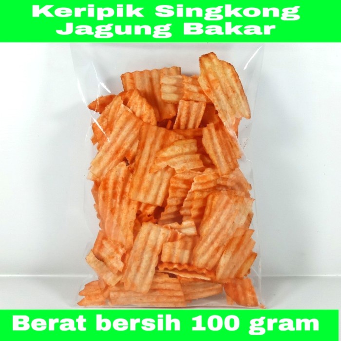 

504Oekh Keripik Singkong Jagung Bakar 100 Gram Terlaris - Jagung Bakar 6J4727iyfi