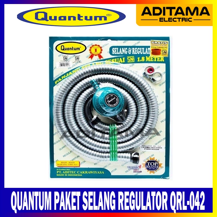 QUANTUM SELANG REGULATOR GAS QRL-042 QRL042