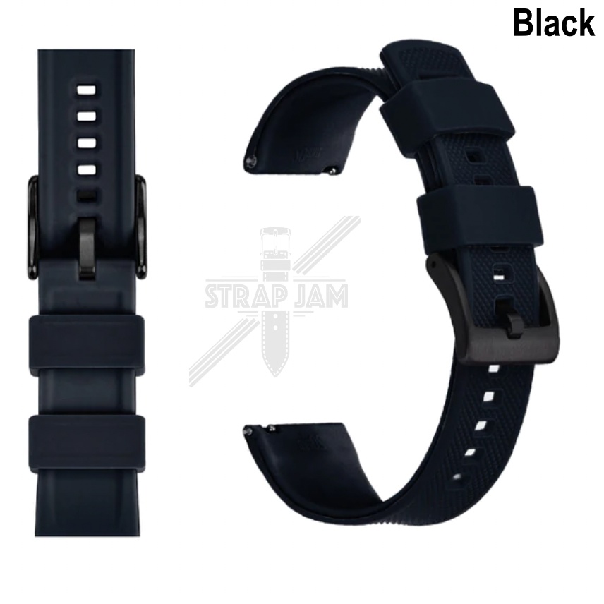 HNN Tali Jam Tangan Vyatta Fitme Young - Strap 20mm Rubber Lentur Nyaman