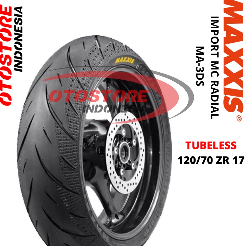 Ban Luar Motor Maxxis Import 17 MA-3DS 58W TL Ring 17 MA 3DS Super Maxx Diamond Tubeless Ban Motor S