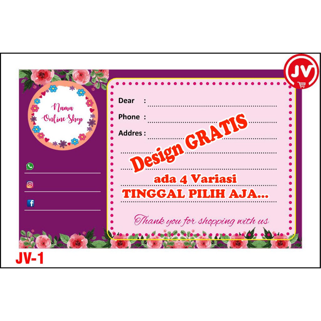 

STICKER PENGIRIMAN OLSHOP