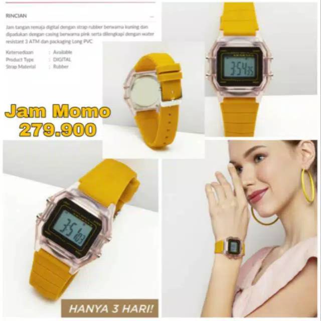 [BIG PROMO] Jam Tangan Wanita Digital MOMO Sophie Paris