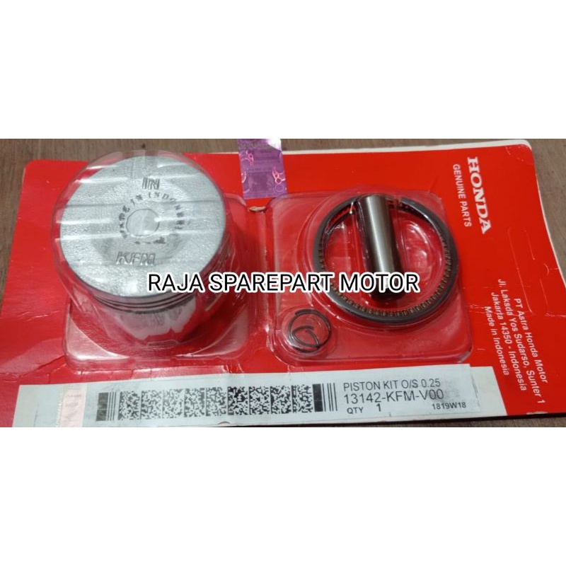 PISTON KIT HONDA SUPRA FIT NEW OVERSIZE, 25  SEHER SUPRA FIT NEW OS 0,25 KFM KFV