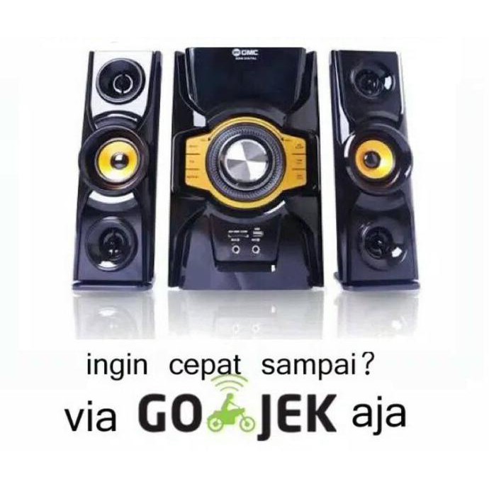 Super Sale Speaker GMC 889B Bluetooth Multimedia Speker KHUSUS GOJEK Ready Stock