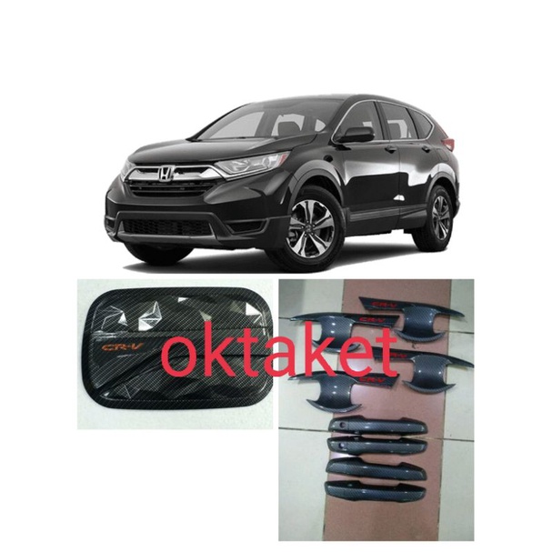 paket outer handle tank cover Crv Turbo 2017 - 2022 Full Carbon