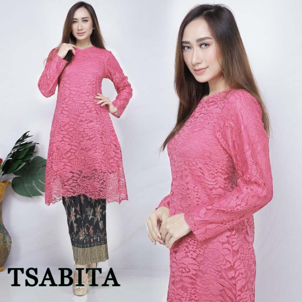 HARGA PROMO TERBATAS..... Atasan Kebaya Tunik  Brukat / Kebaya Long Cape