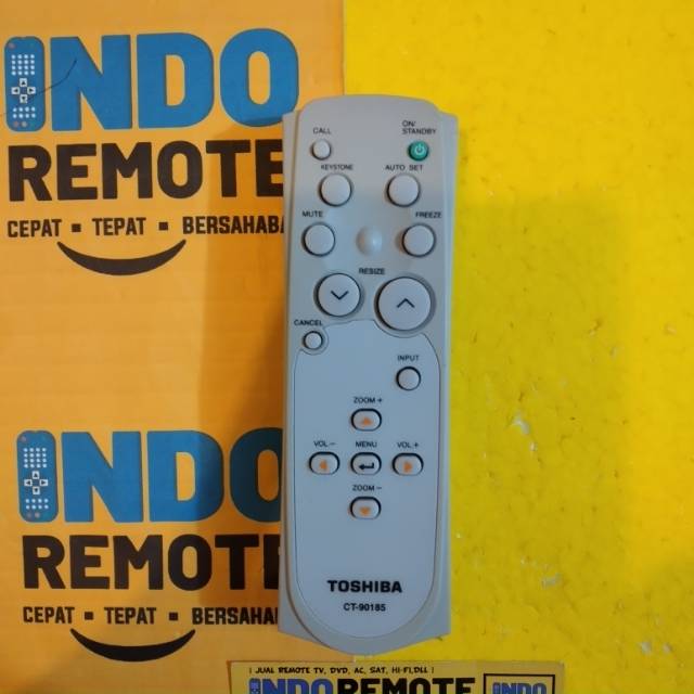 REMOTE PROYEKTOR PROJECTOR TOSHIBA CT-90185 ORIGINAL