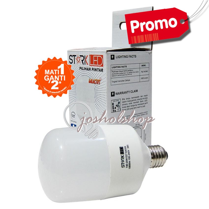 Lampu LED Stark 20w GALACTUS [ Pengganti LHE 45W ]