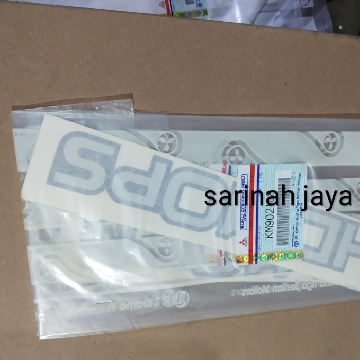 stiker hd110ps Mitsubishi canter