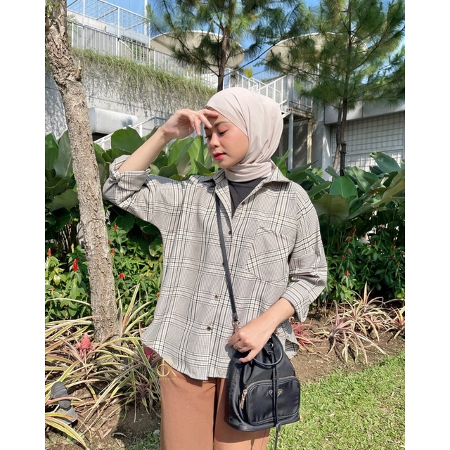 ANNA SHIRT / KEMEJA TARTAN WANITA-SPLASH