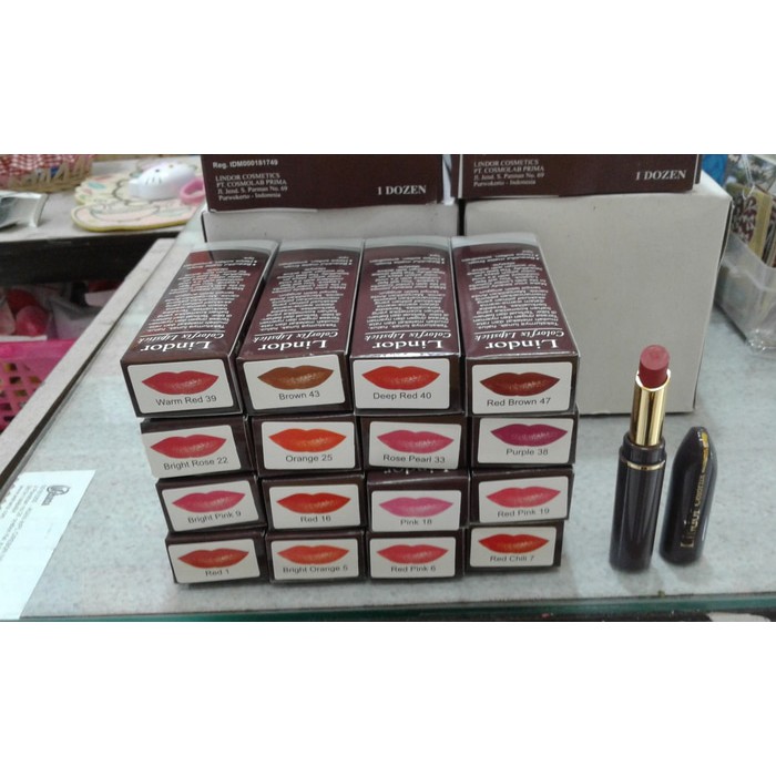 lipstick lindor clourfix lip matte original colouring