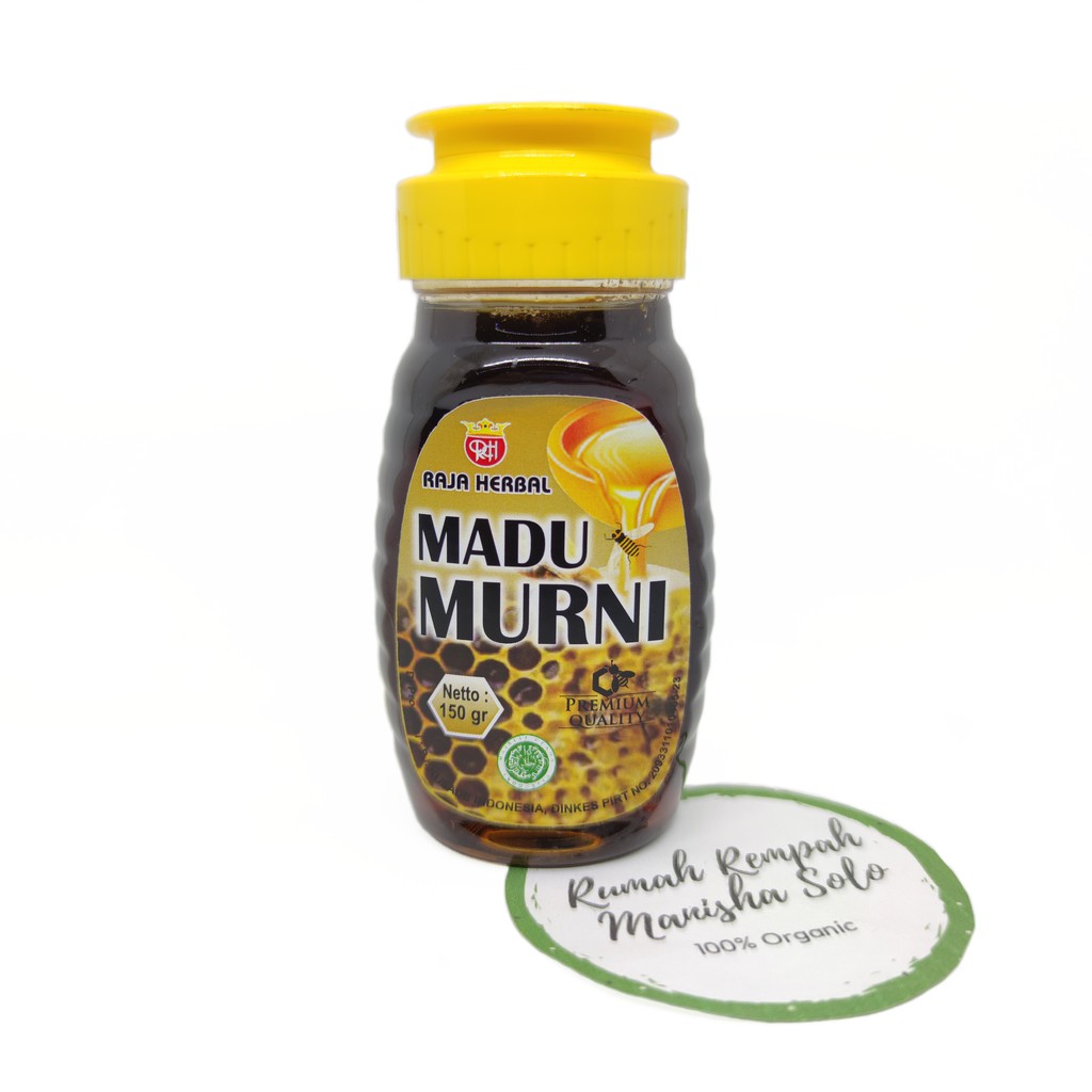 Madu Murni Premium Quality 100% Madu Pilihan Raja Herbal 150gr