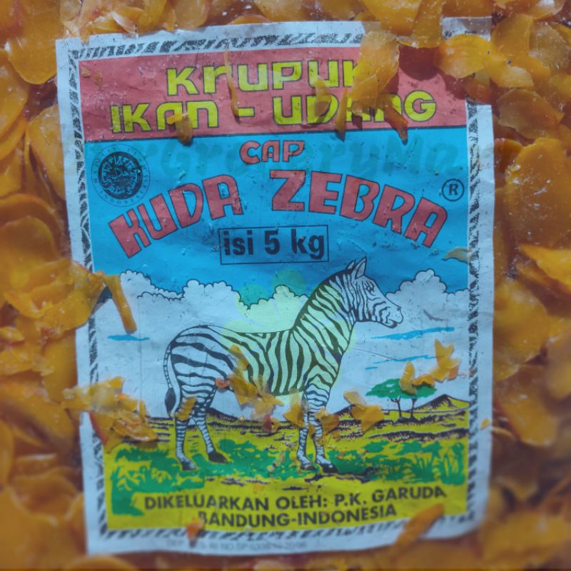 

KERUPUK/KRUPUK IKAN UDANG CAP KUDA ZEBRA REPACK KILOAN
