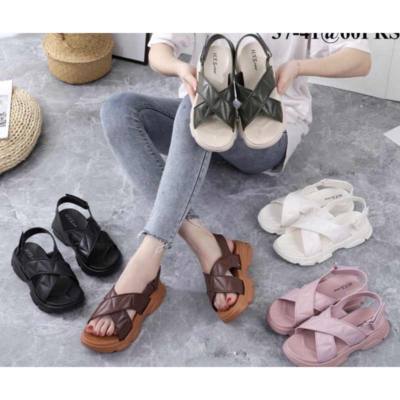 sendal jelly wanita / sendal gunung wanita / sendal tali wanita / balance / hsy kekinian