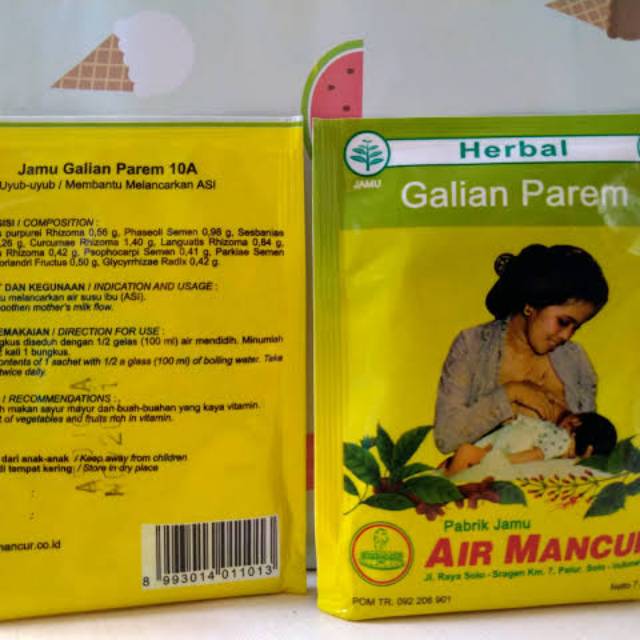 Jamu Galian Parem Air Mancur