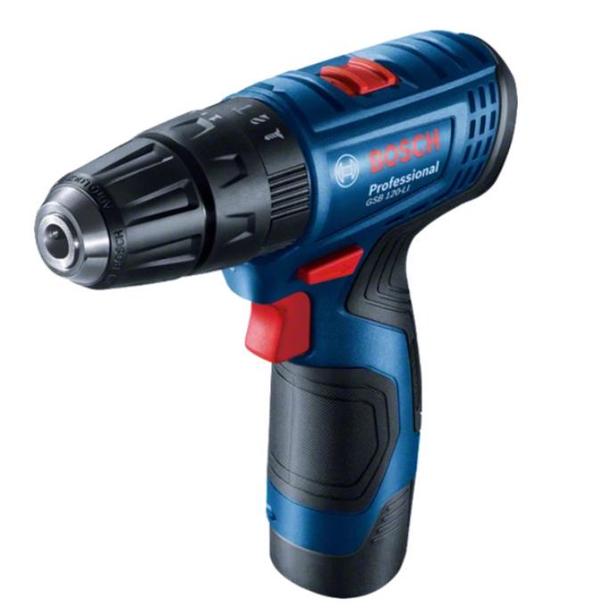 Bosch GSB 120-LI Cordless Impact Drill / Bor Tembok Baterai 120 LI Termurah