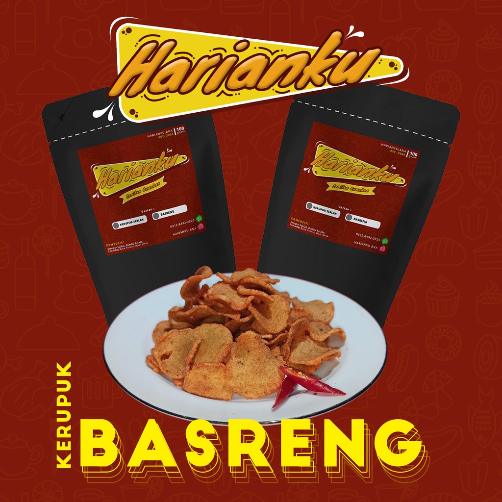 

Kerupuk Basreng (Bakso Goreng) Rasa Balado 100 Gram