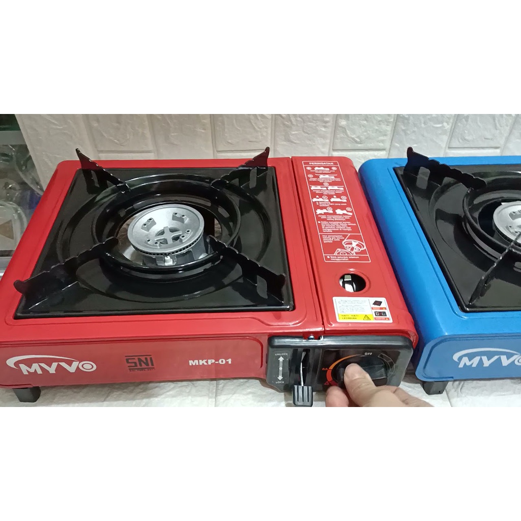 PAKET Kompor Gas Portable MYVO Kompor Gas SIMPEL 2 in 1 FREE PANGGANGAN PROMO