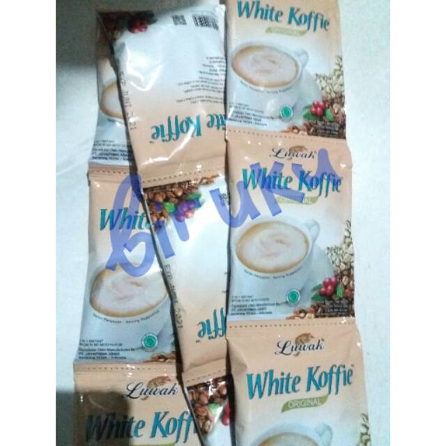 

Luwak White Coffe (10x20gr) Renceng Sachet