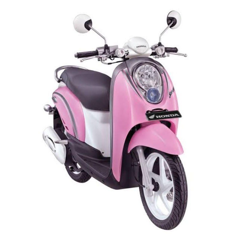 Cover Dasi Tameng Honda Scoopy Warna Pink Tahun 2010