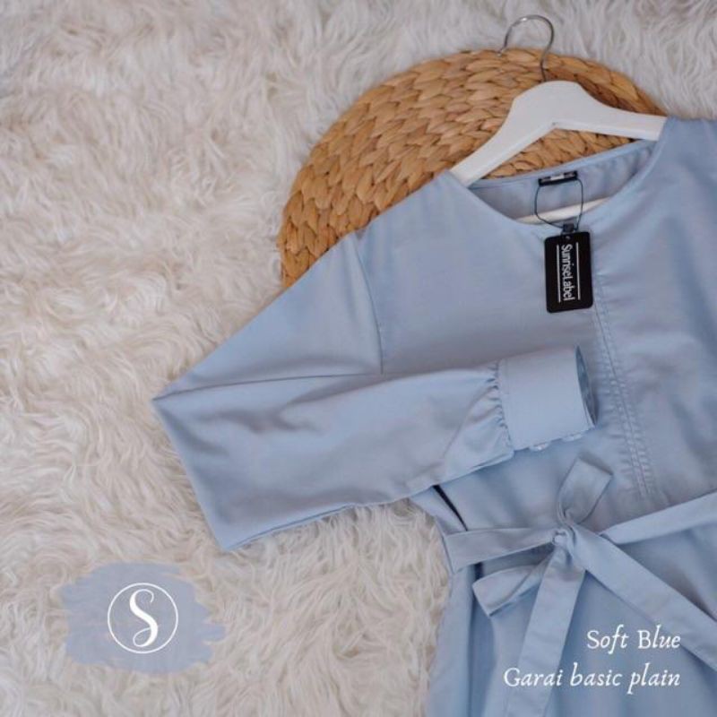 

GARAI BASIC by sunrise label warna soft blue