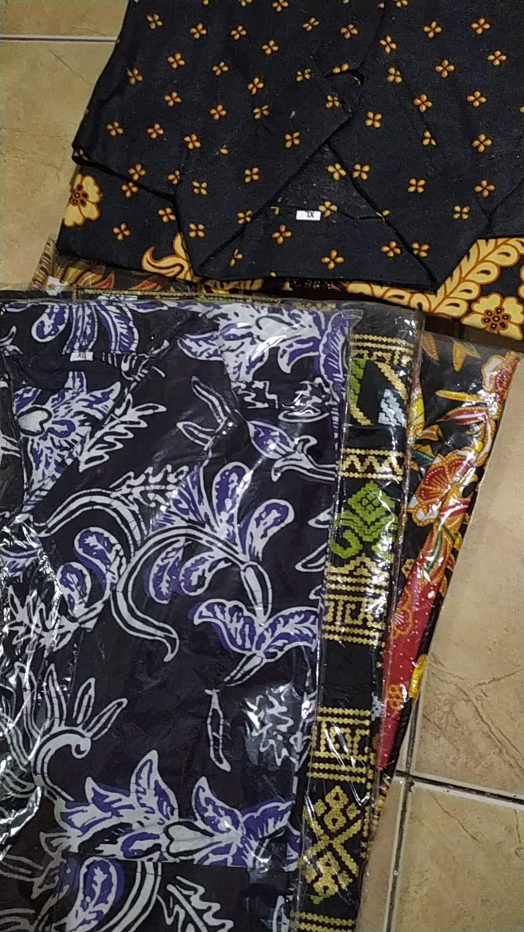 Kemeja Batik Pria Modern Lengan Panjang Casual Modis Slim Fit Trendy Masa Kini Ol 162