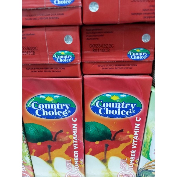 

Country Choice Jus Sari Buah Asli 250 ml Apel/Jambu Biji