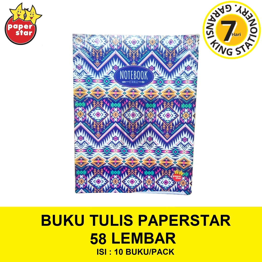 

BUKU TULIS 58 LEMBAR PAPERSTAR