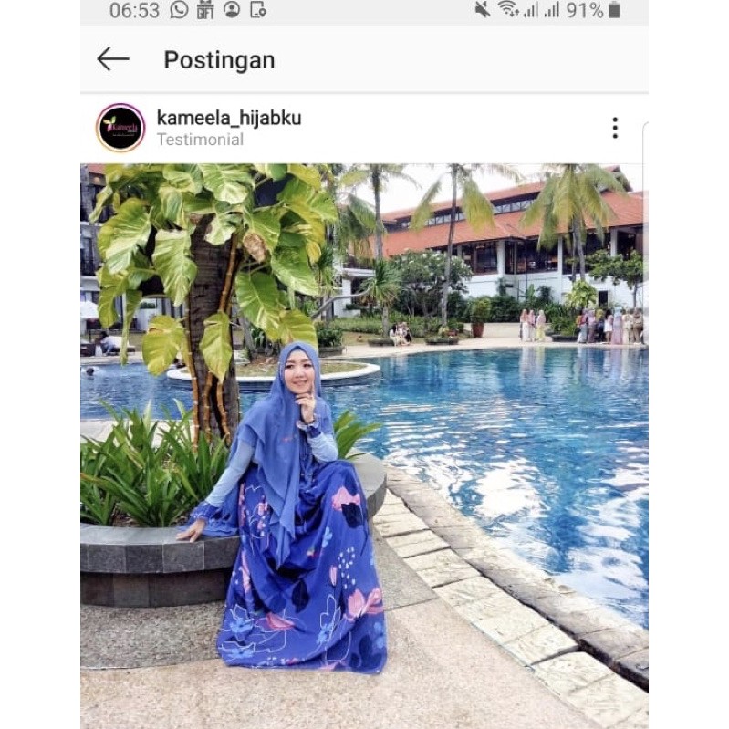 Preloved Gamis Kameela Hijabku