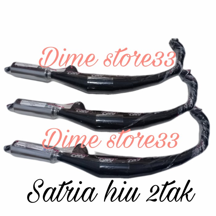 Knalpot Standar Racing Ahau Satria Hiu 2Tak / Knalpot Satria Hiu 2Tak