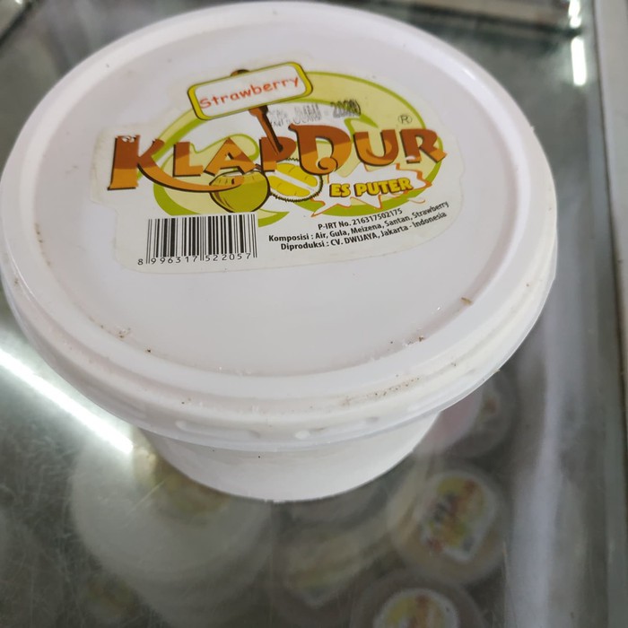 

KlapDur Es Krim Es puter Rasa Strawberry /pack