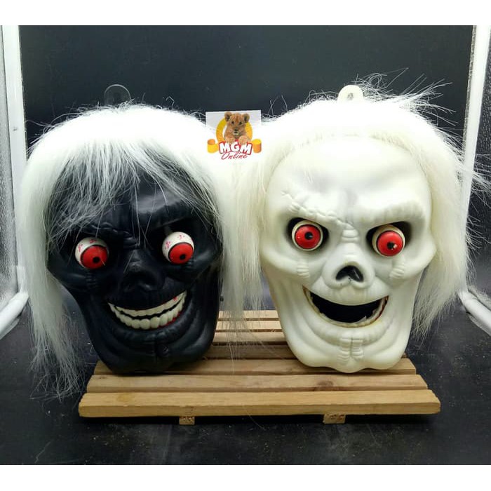 Pajangan Tengkorak - Mainan Halloween Crazy Skull