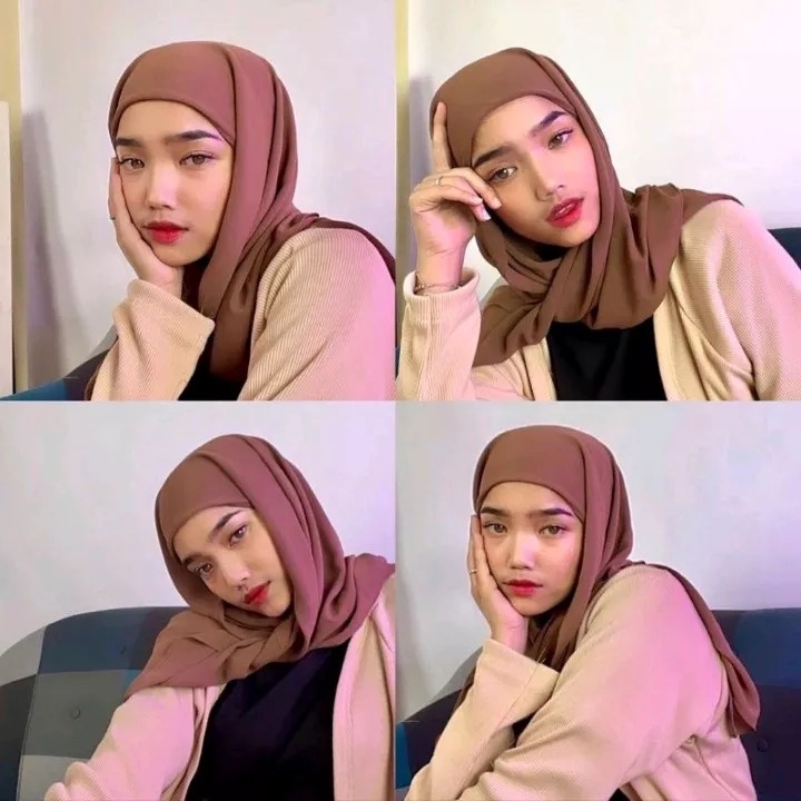 TERMURAH !!! HIJAB SEGI EMPAT INSTAN PLUS INNER 2IN1 HABIBI AINUN / SEGI TIGA INSTAN INNER 2IN1 CERUTY BABYDOLL