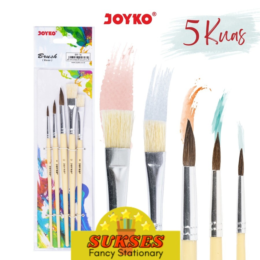 

Brush Kuas Cat Air Lukis Acrylic Joyko Br-16