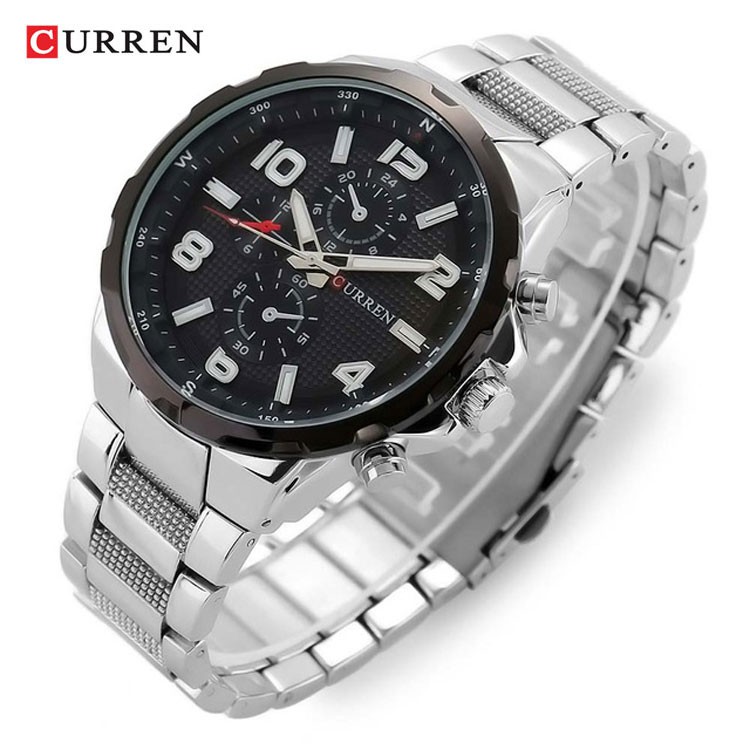 CURREN 8276 Jam Tangan Pria Analog Stainless Steel WK-SBY