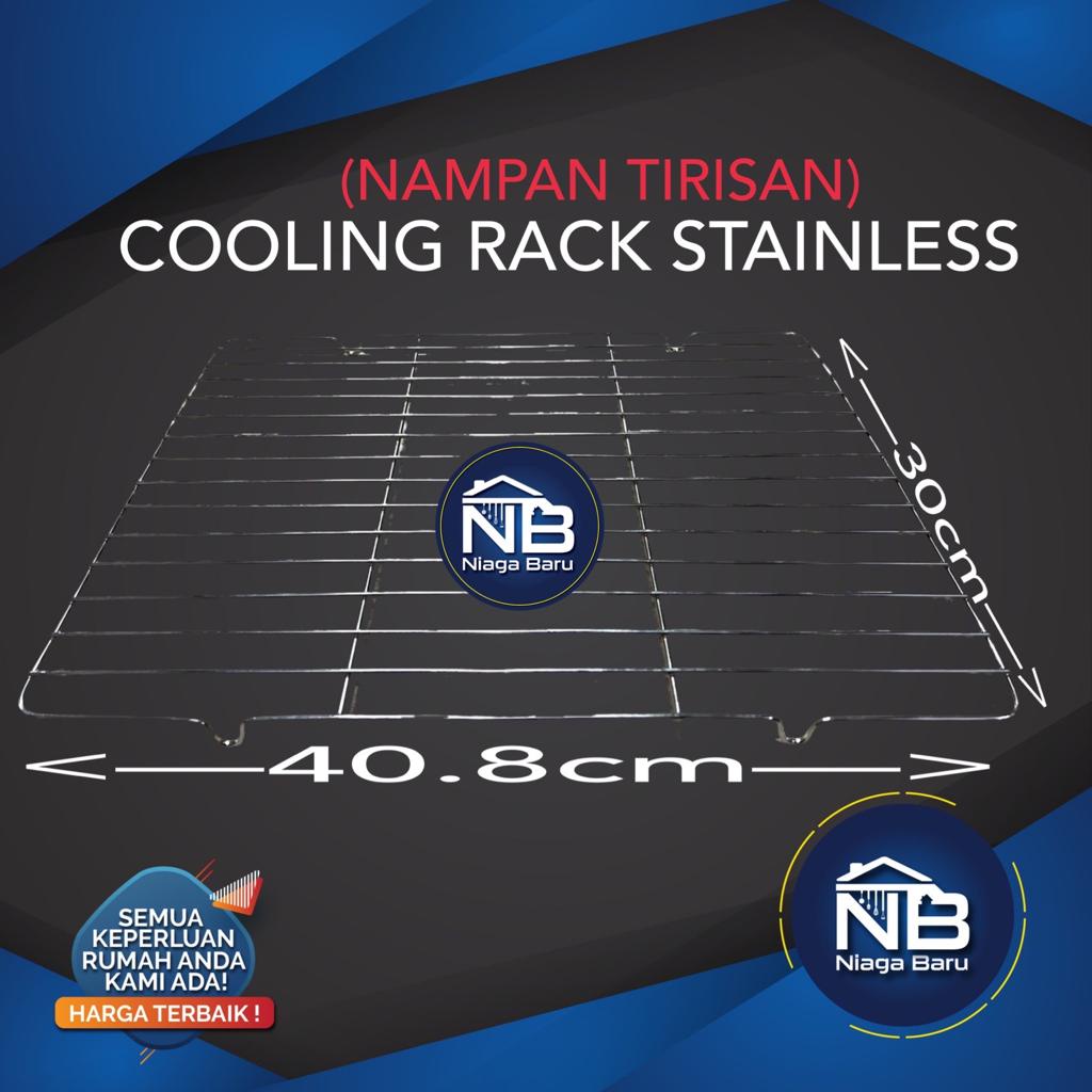 Cooling Rack Stainless Steel 30x40cm Tirisan Nampan