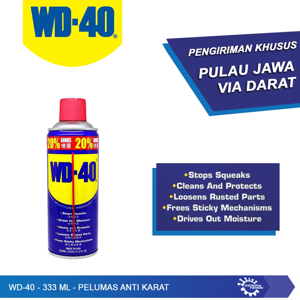 WD40 - 333 ml - Pelumas Anti Karat