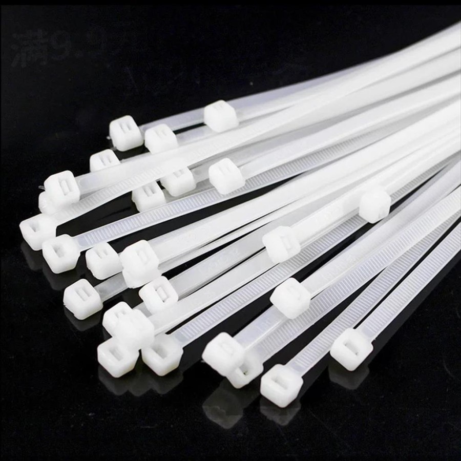 Kabel Ties 10cm Pengikat Plastik/kabel tie/kabel serut isi 100pc - 2.5mm X 100mm