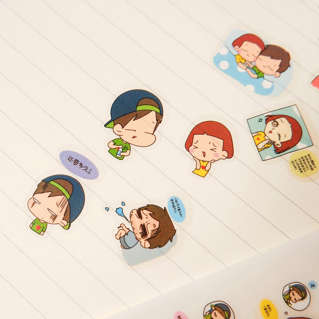 

Yu Xian Korean Girls Life Diary Deco Stickers - Sticker Dekorasi Jurnal